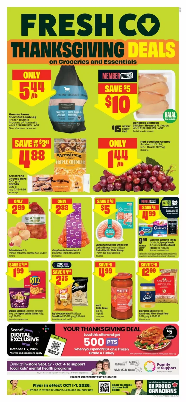 freshco flyer week 40, freshco upcoming flyer