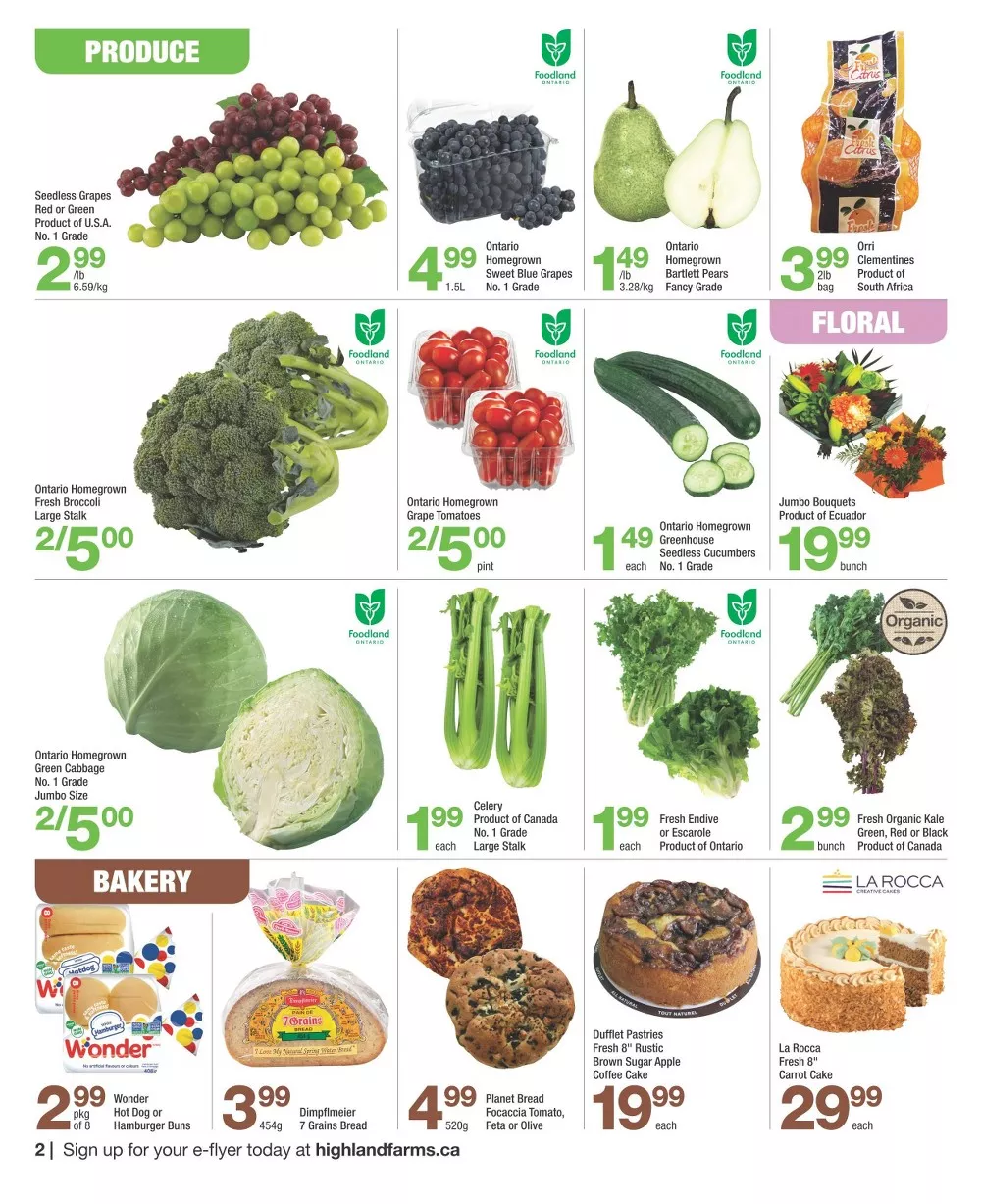 highland farms flyer september 17 23 2