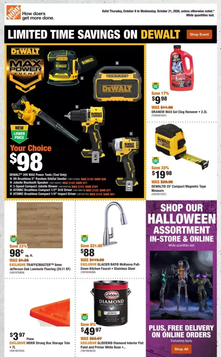 home depot flyer week 41