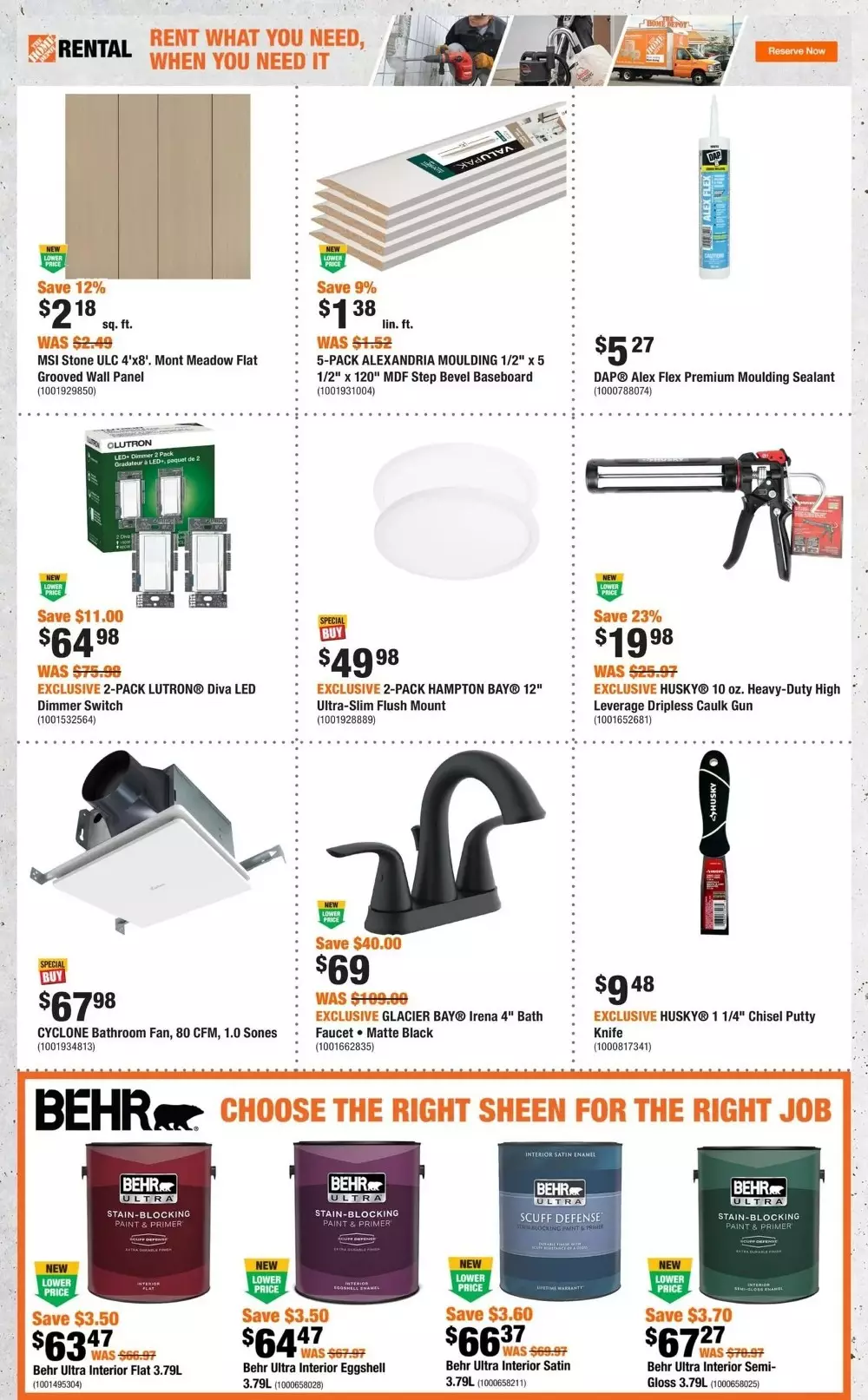 home depot flyer october 8 14 5