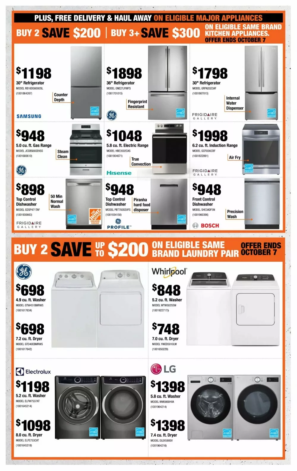 home depot flyer september 24 october 7 6 500