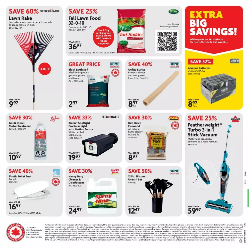 home hardware flyer september 24 october 7 2 847
