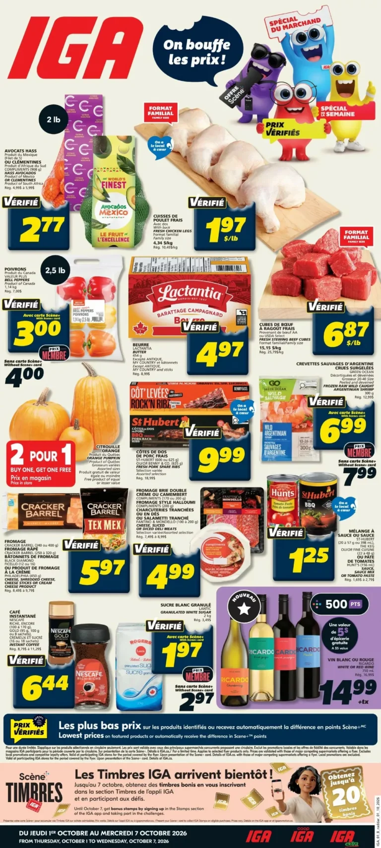 iga flyer week 40, iga circulaire semaine 40