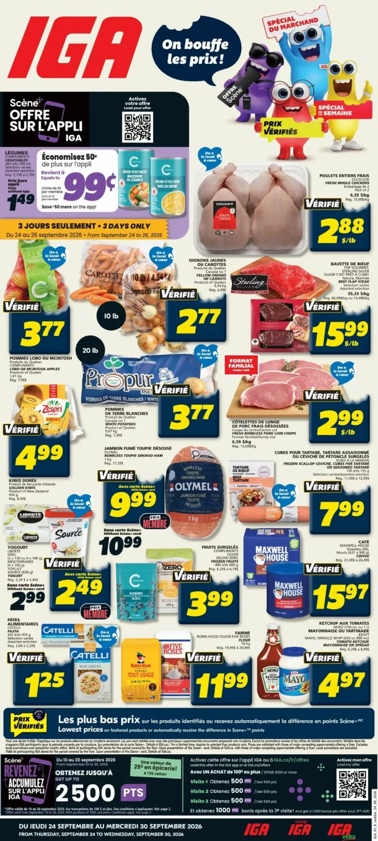 iga flyer week 39, iga circulaire semaine 39