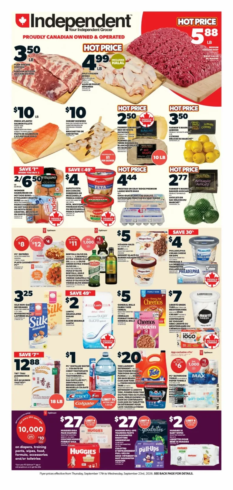 your independent grocer flyer week 38