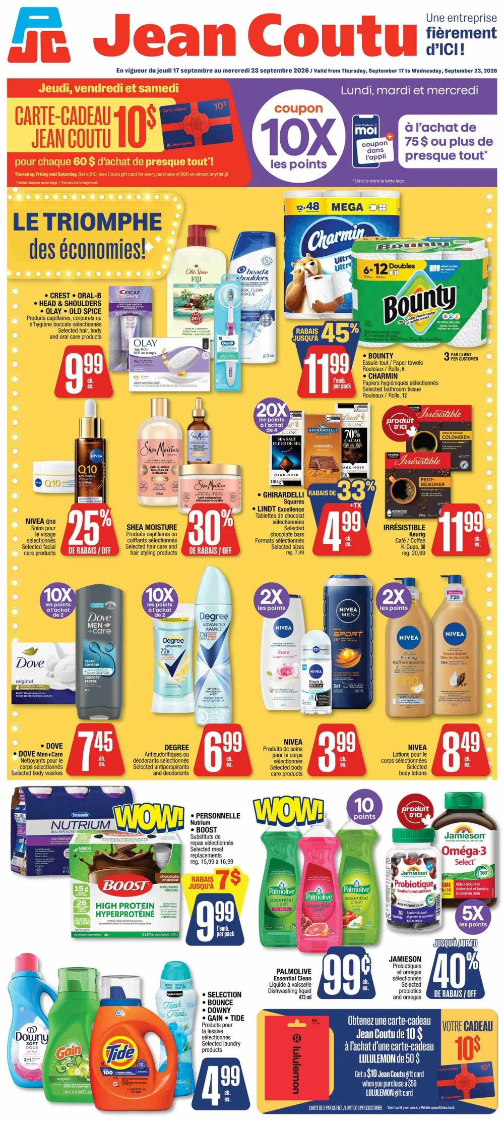 jean coutu flyer week 38, jean coutu circulaire semaine 38