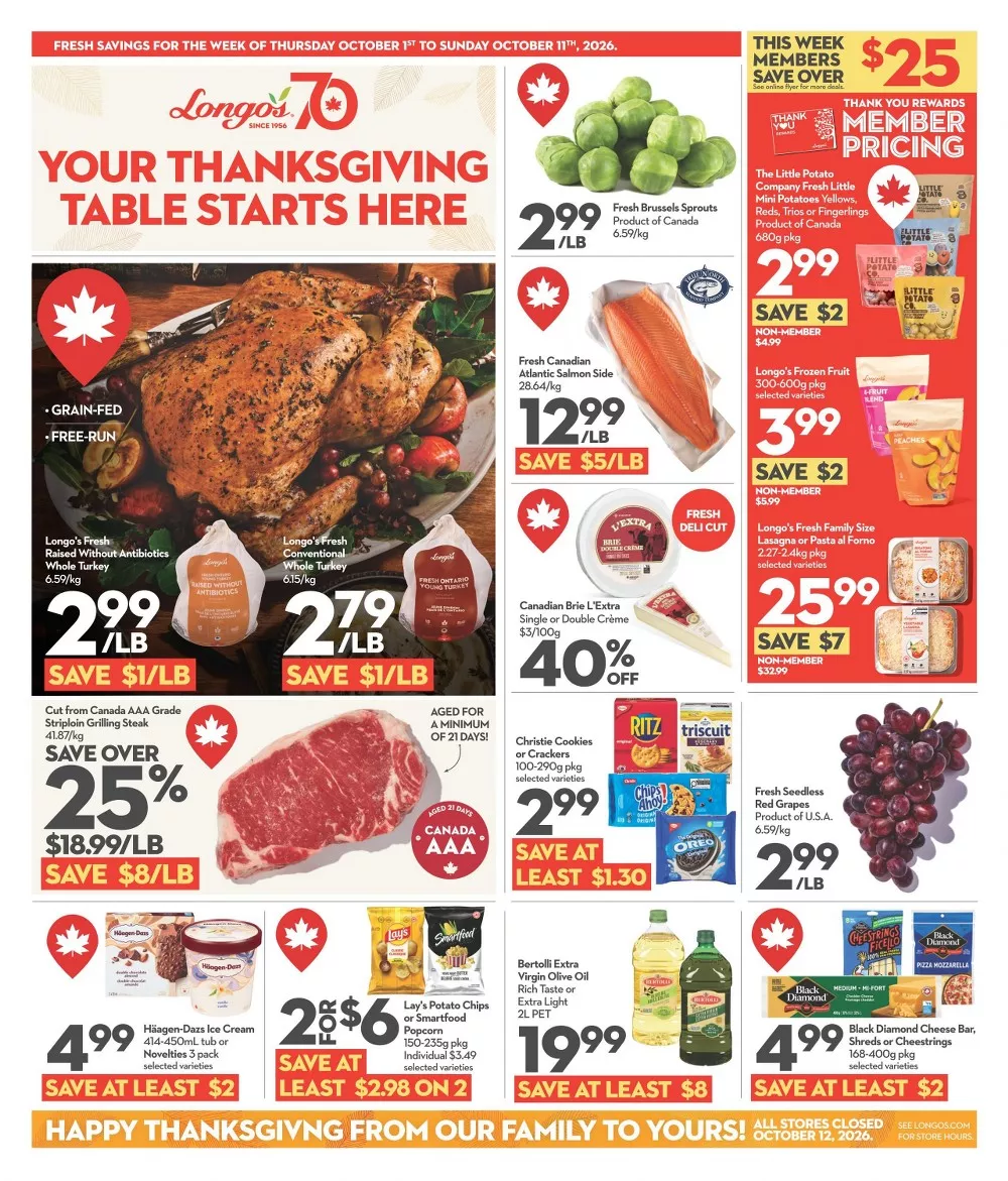Longo's Flyer October 8 - October 14, 2026 1 longo's flyer week 40