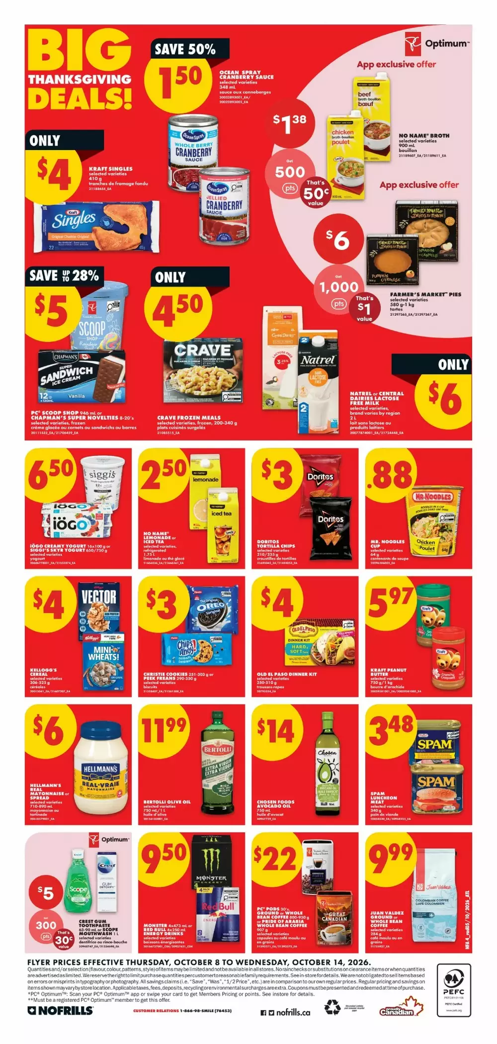 no frills flyer atlantic october 8 14 4 337