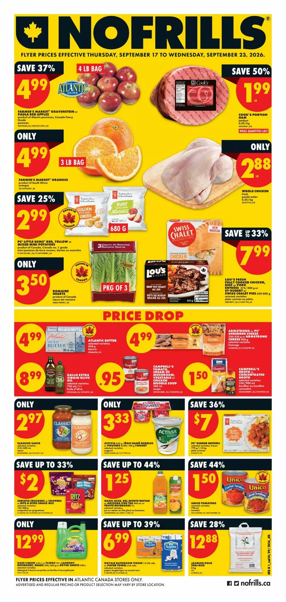 No Frills Flyer (ATLANTIC) September 17 - September 23, 2026 1 no frills flyer atlantic week 38 next week flyer