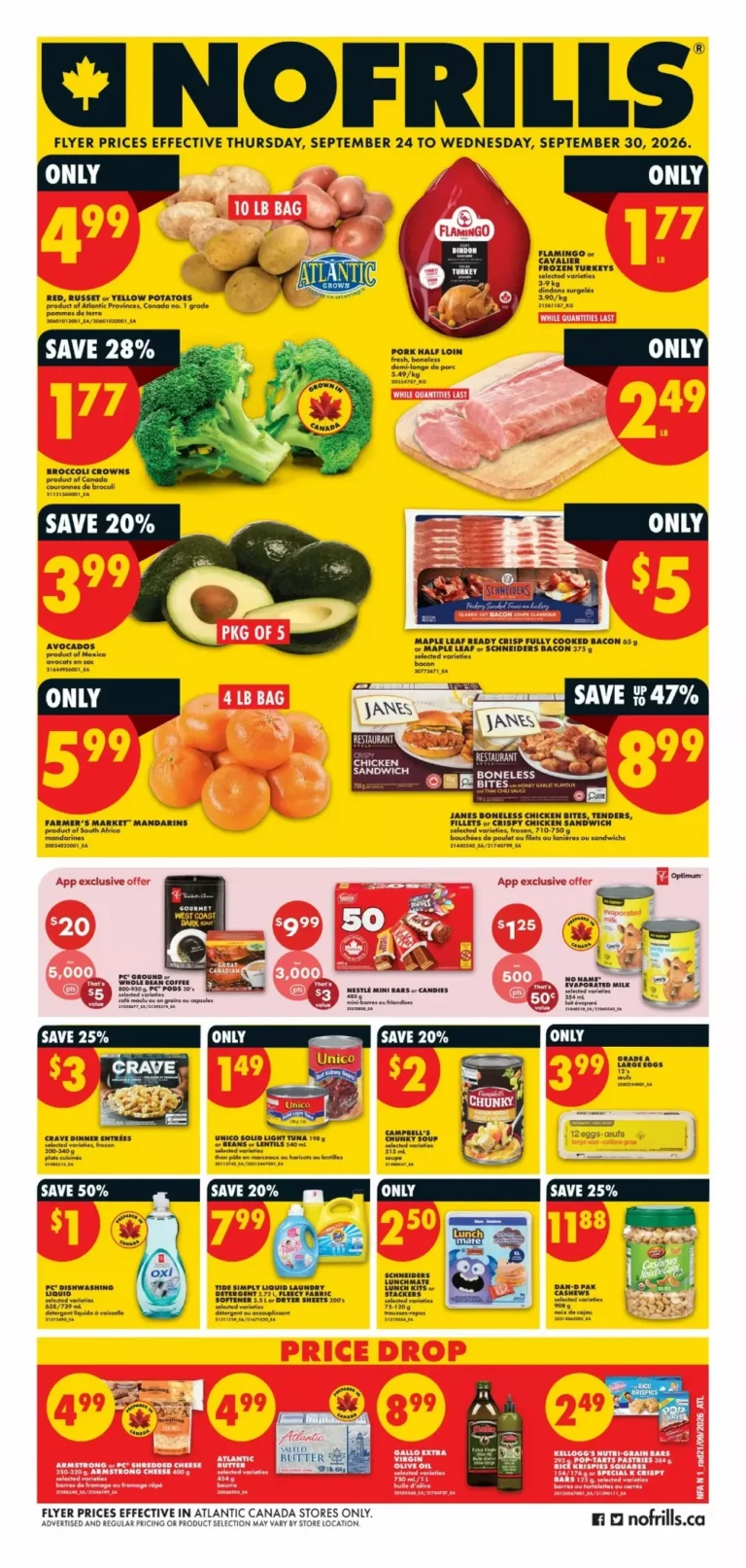 no frills flyer atlantic week 39