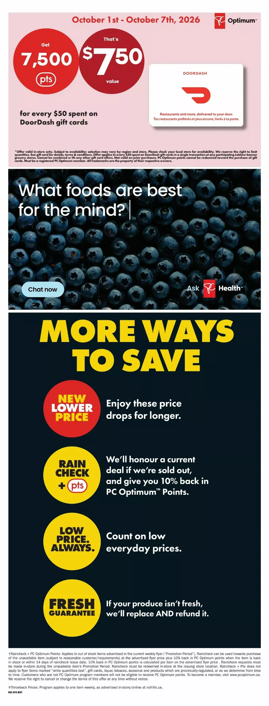 no frills flyer on october 1 7 23 189