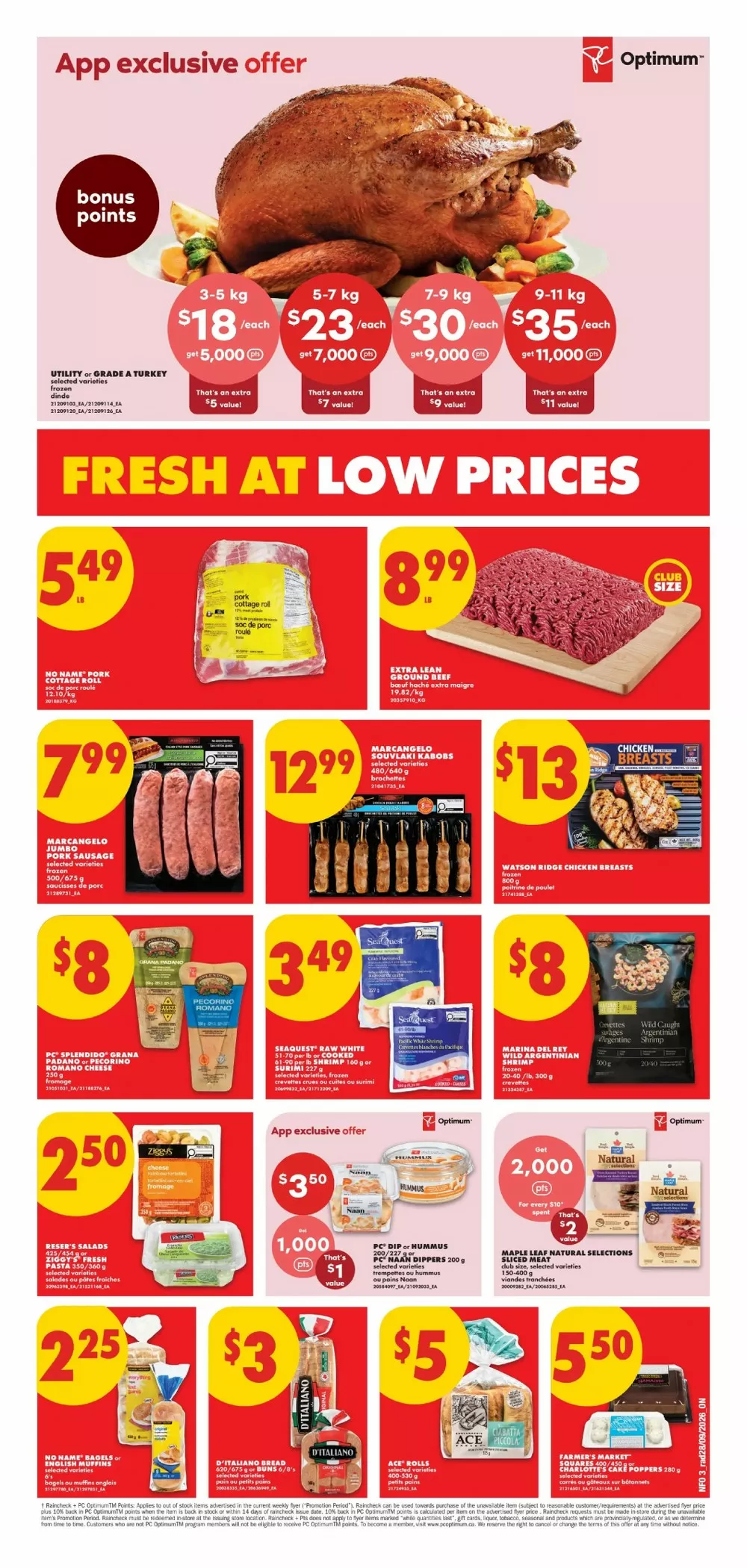 no frills flyer on october 1 7 4 169