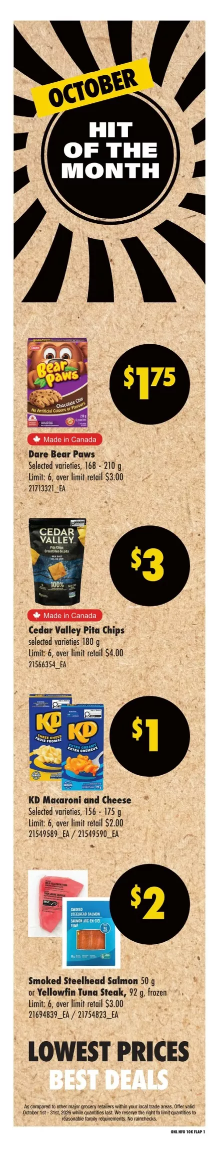 no frills flyer on october 1 7 7 559