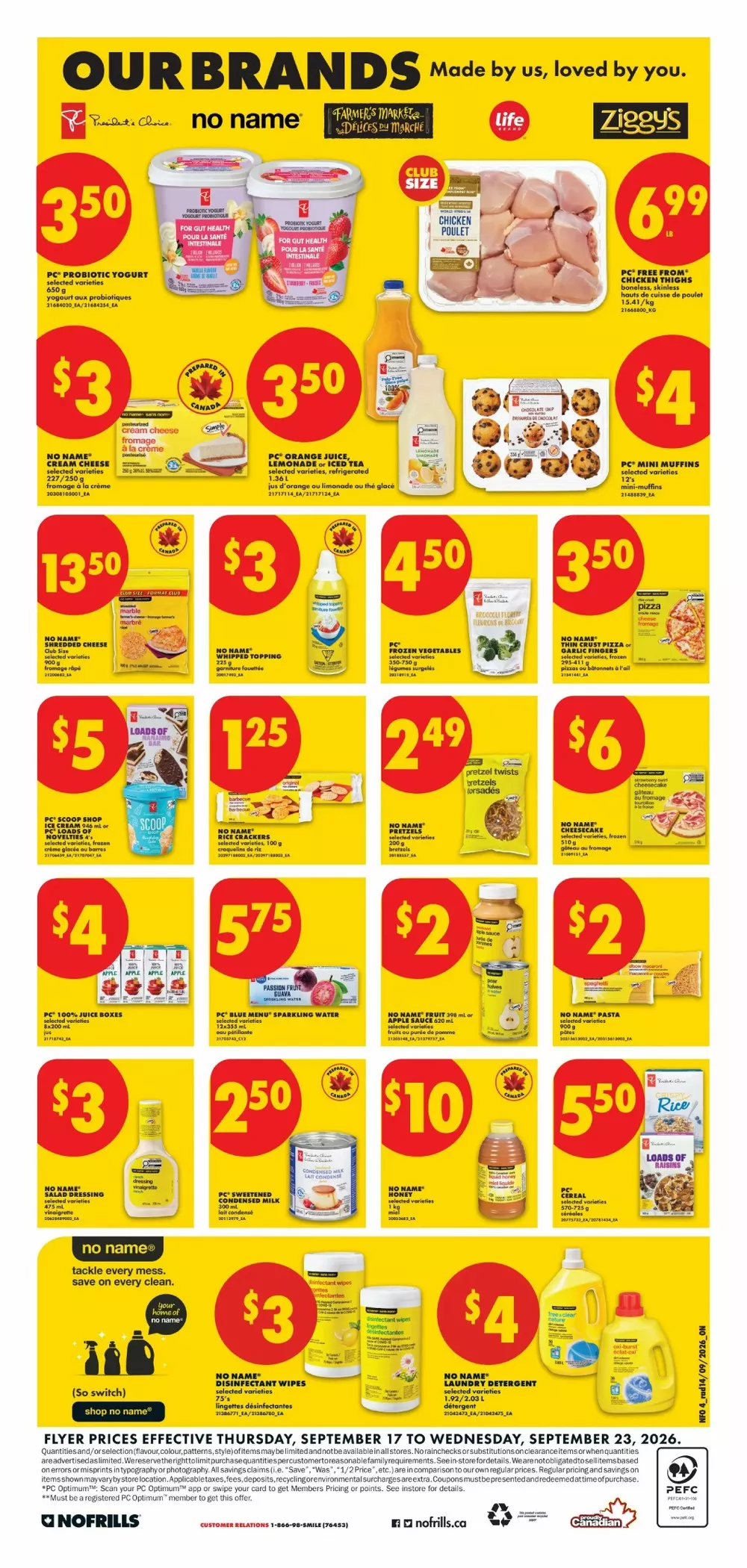 No Frills Flyer (ON) September 17 - September 23, 2026 2 no frills flyer on september 17 23 2 468