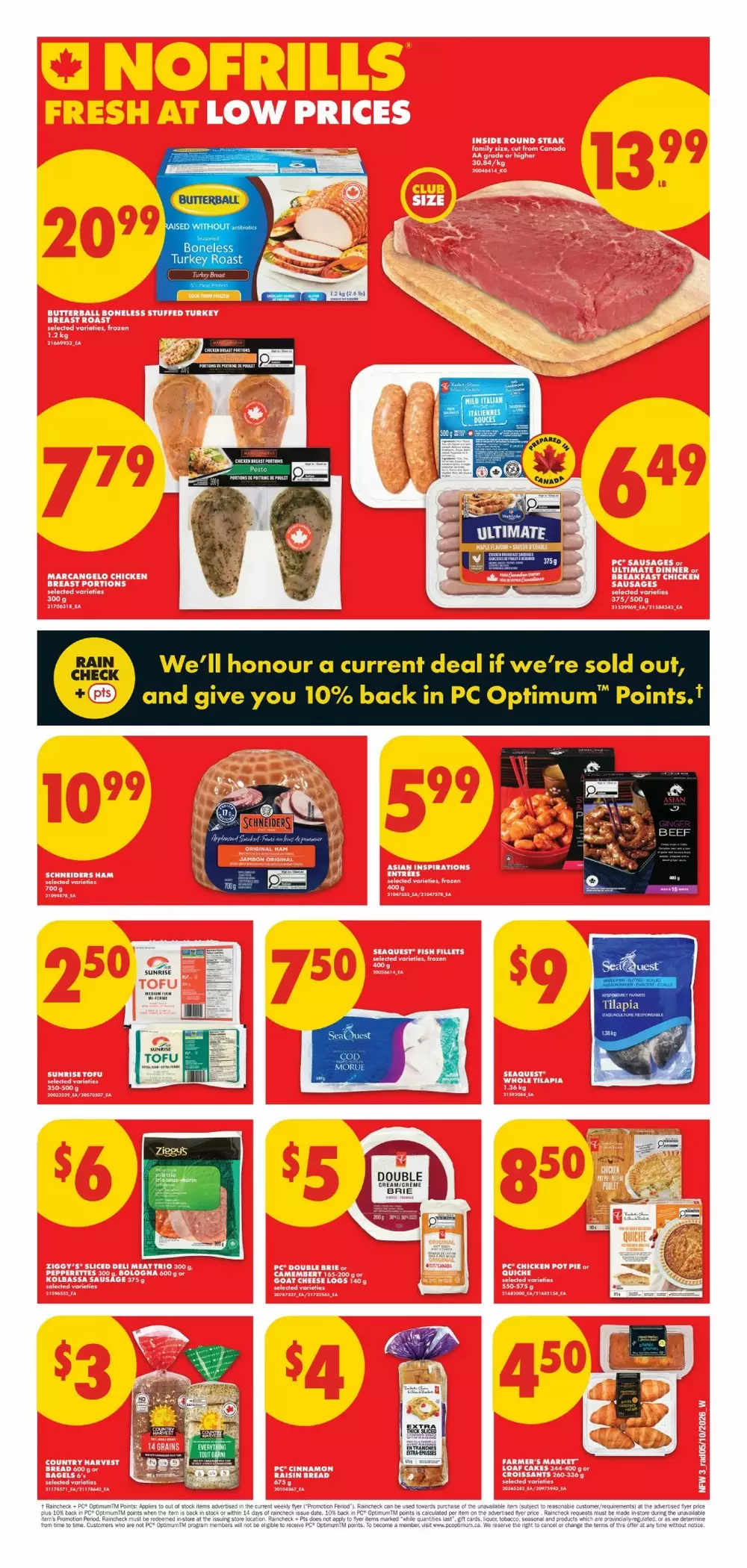 no frills flyer west october 8 14 3 381