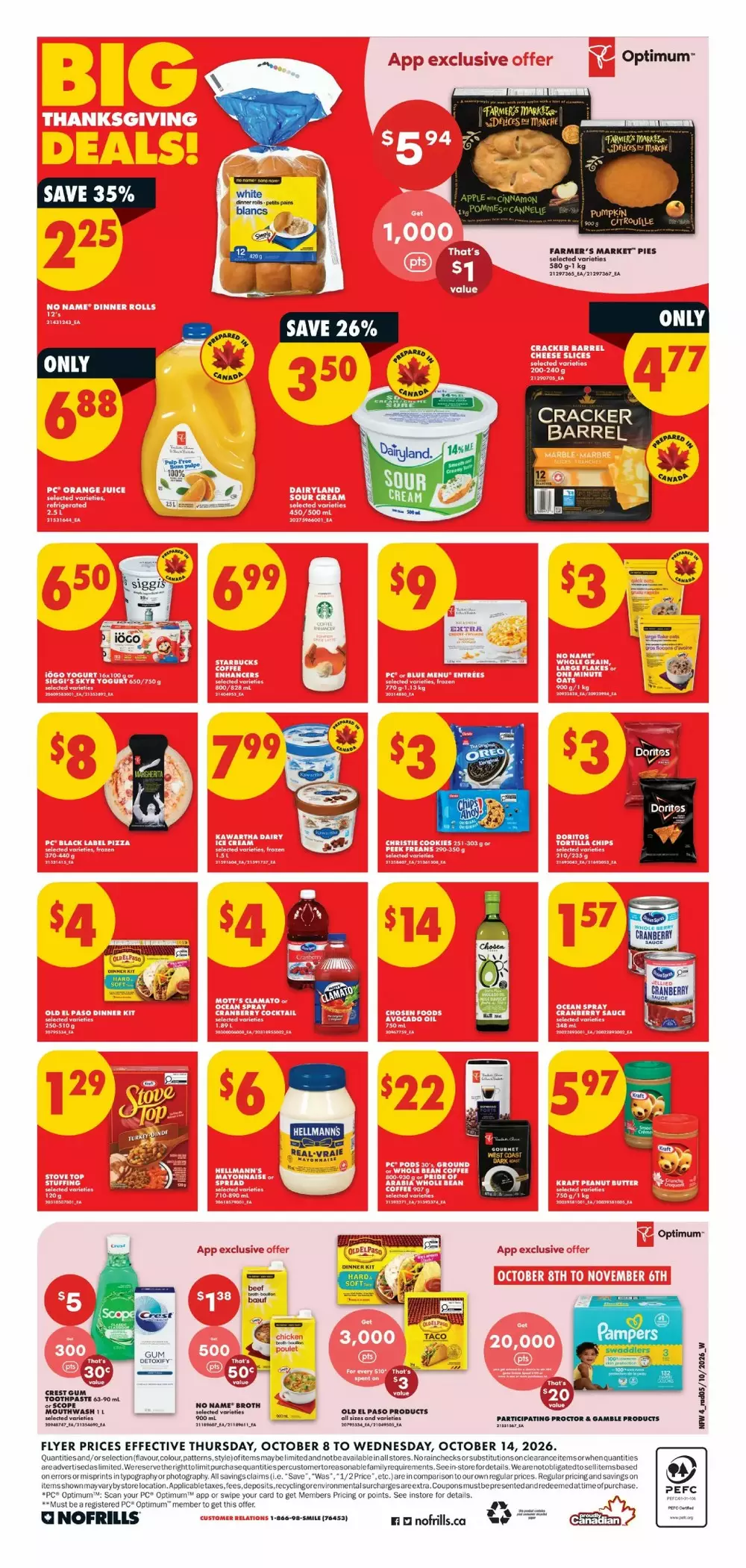 no frills flyer west october 8 14 4 289