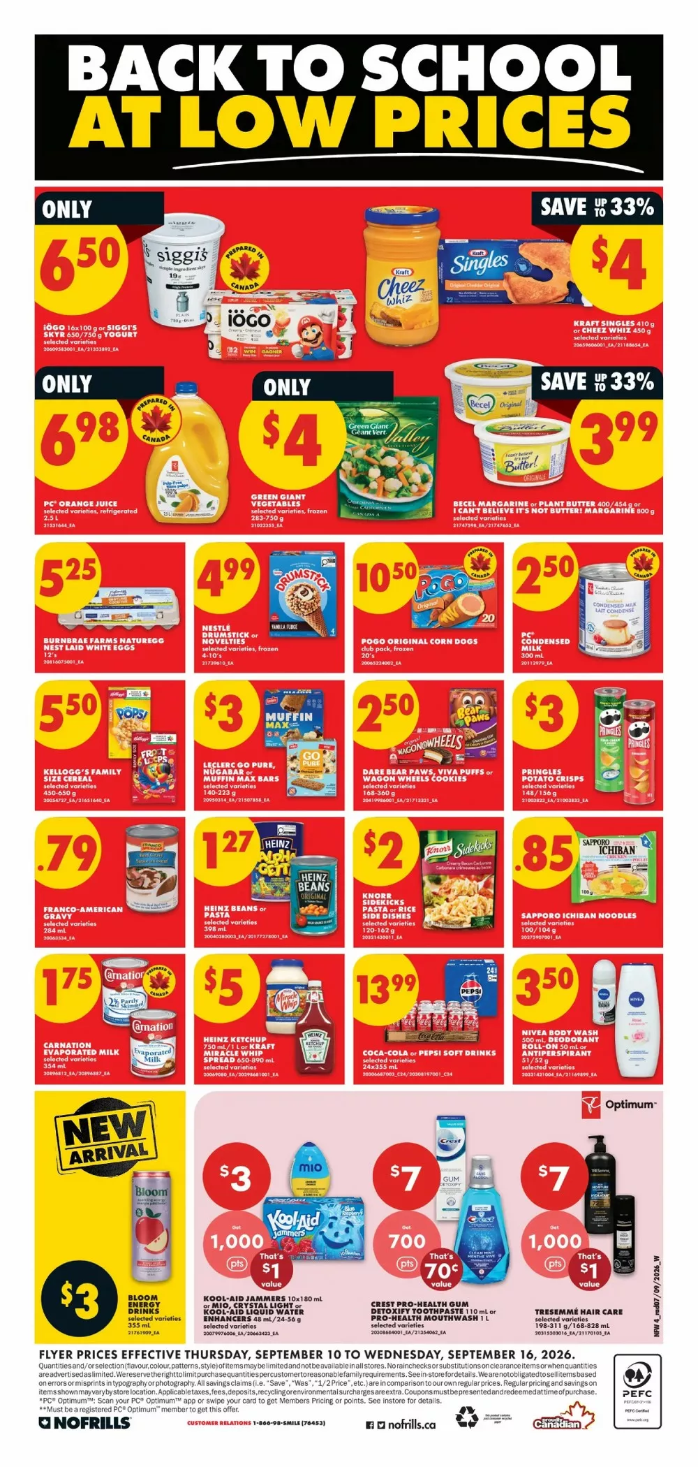 no frills flyer west september 10 16 6 137