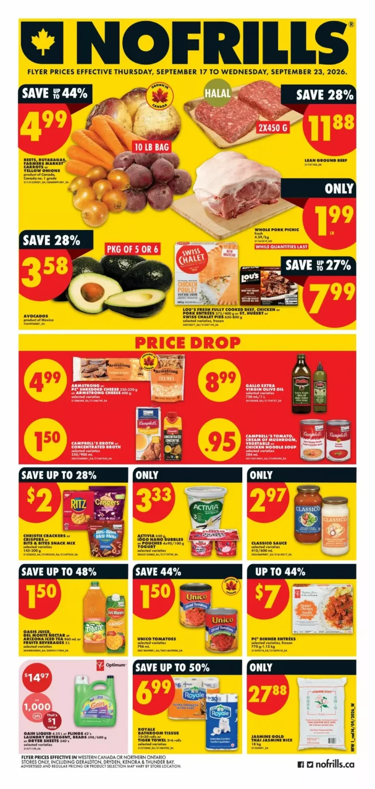 no frills flyer west week 38