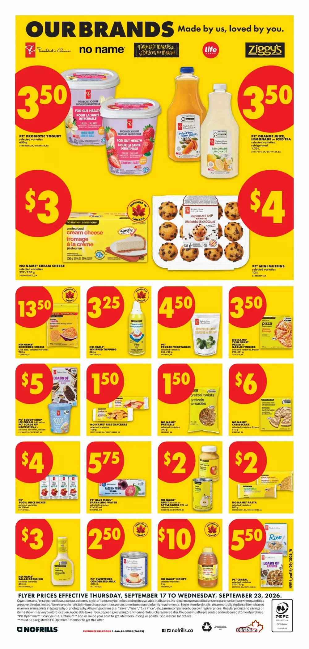 no frills flyer west september 17 23 4 145