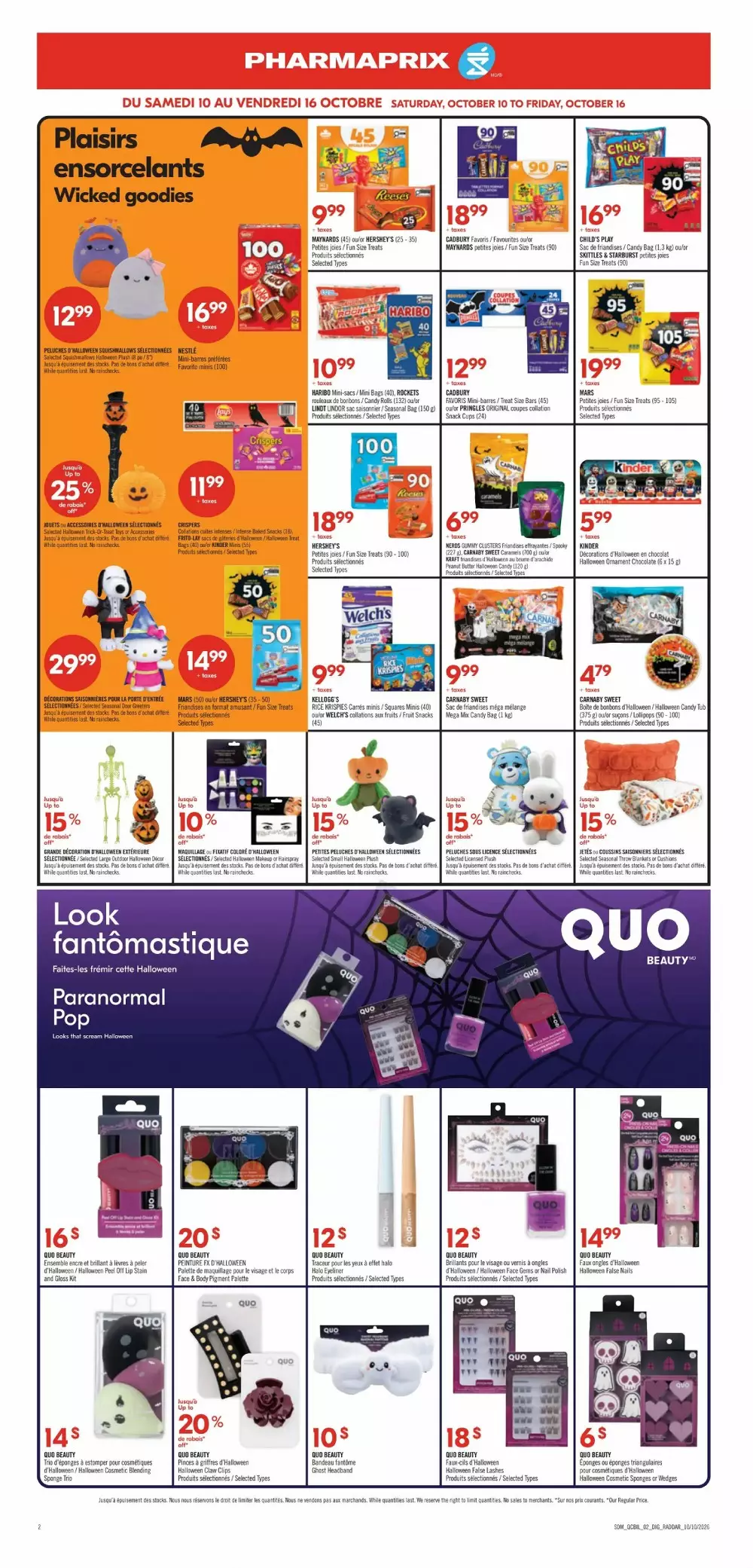 pharmaprix flyer october 10 15 10 833