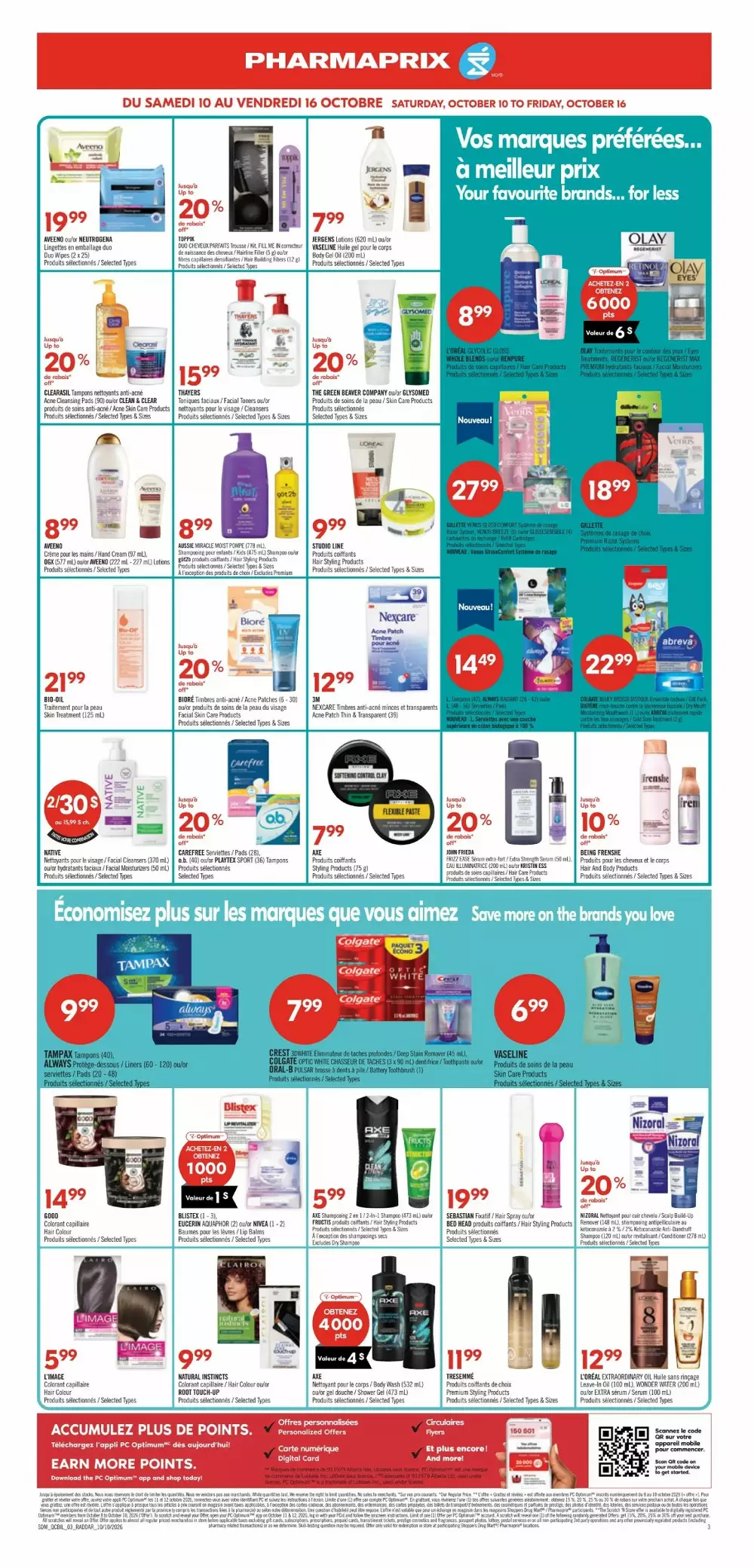 pharmaprix flyer october 10 15 11 372