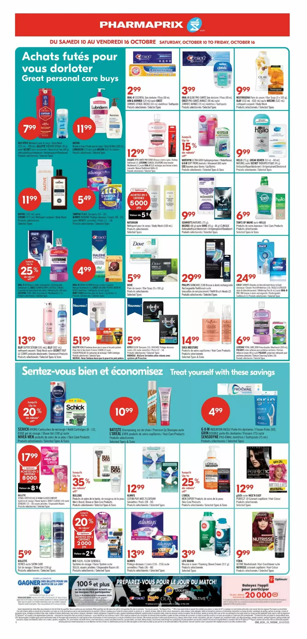 pharmaprix flyer october 10 15 12 846