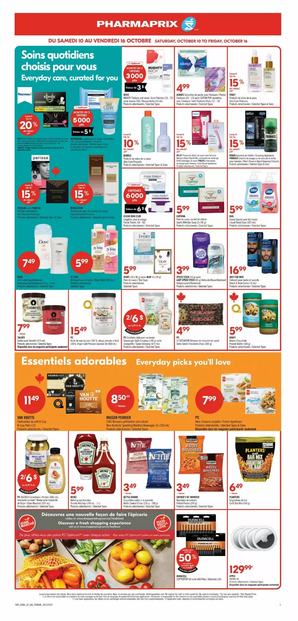 pharmaprix flyer october 10 15 22 389