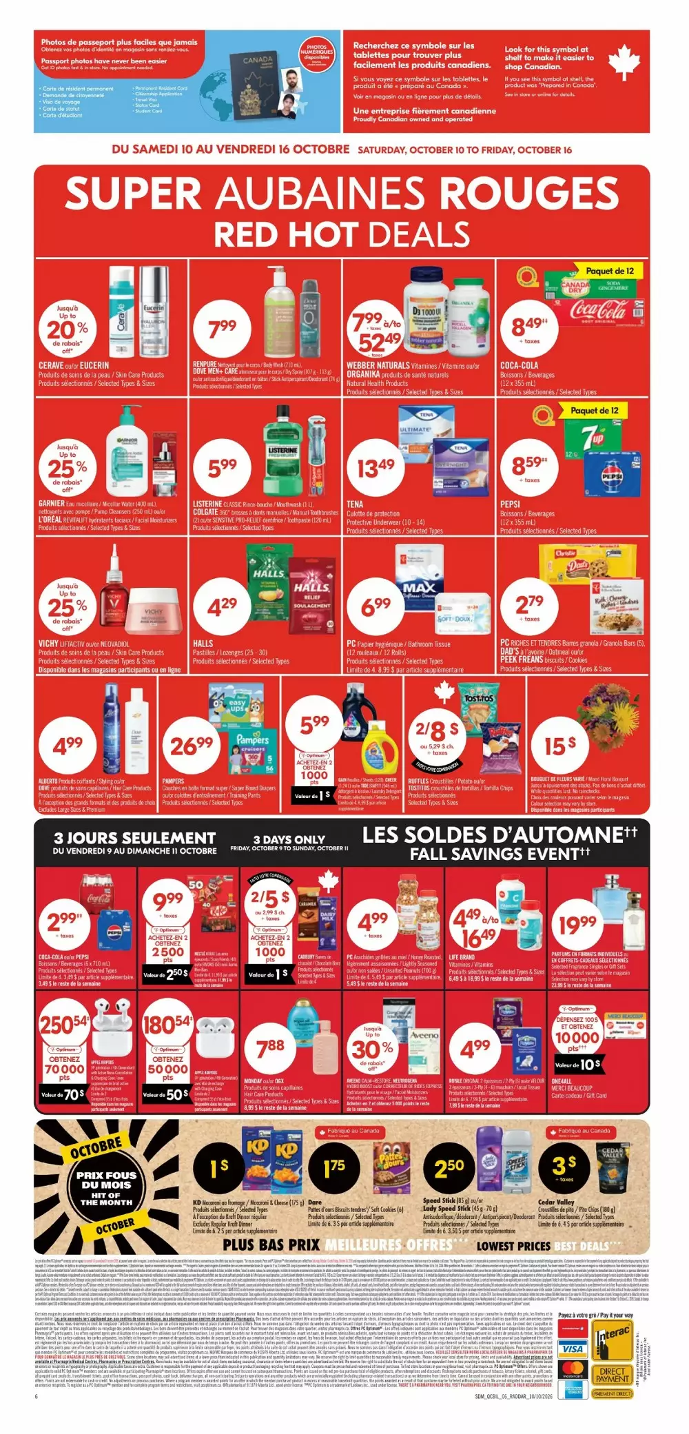 pharmaprix flyer october 10 15 3 122