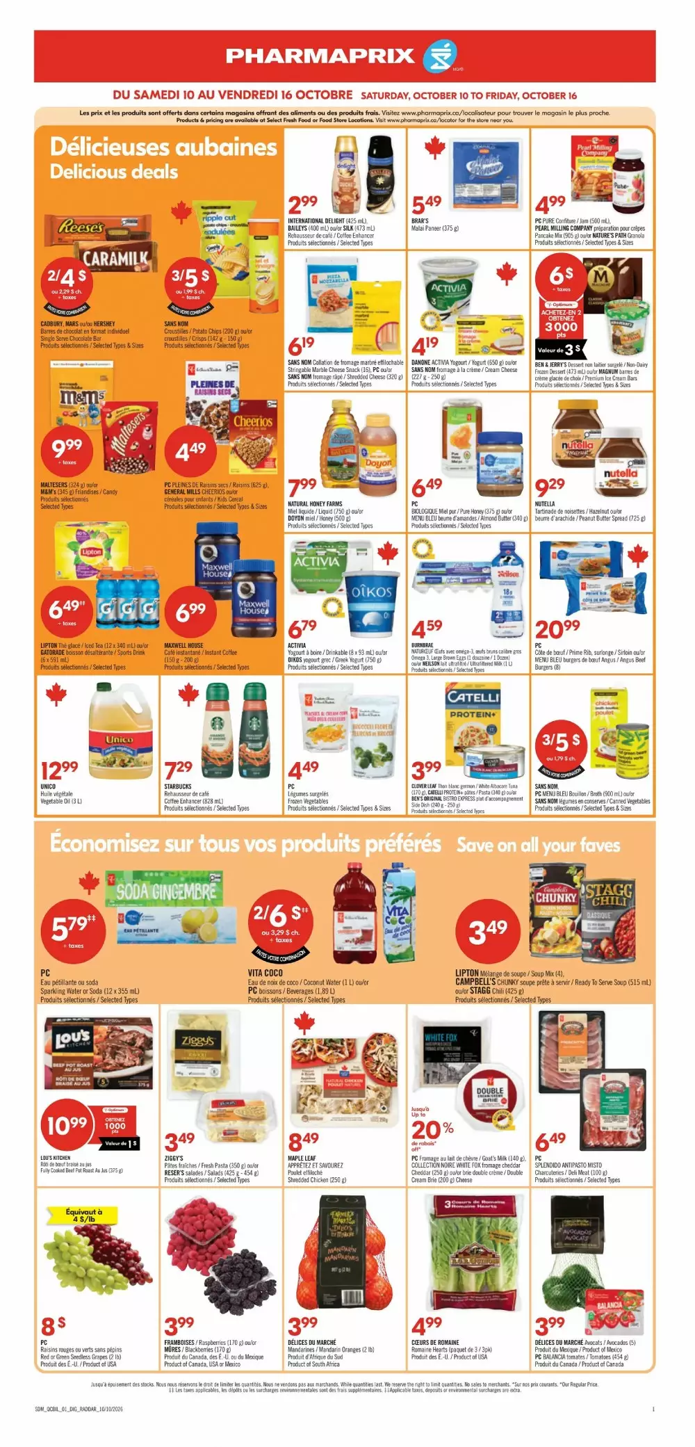 pharmaprix flyer october 10 15 7 112
