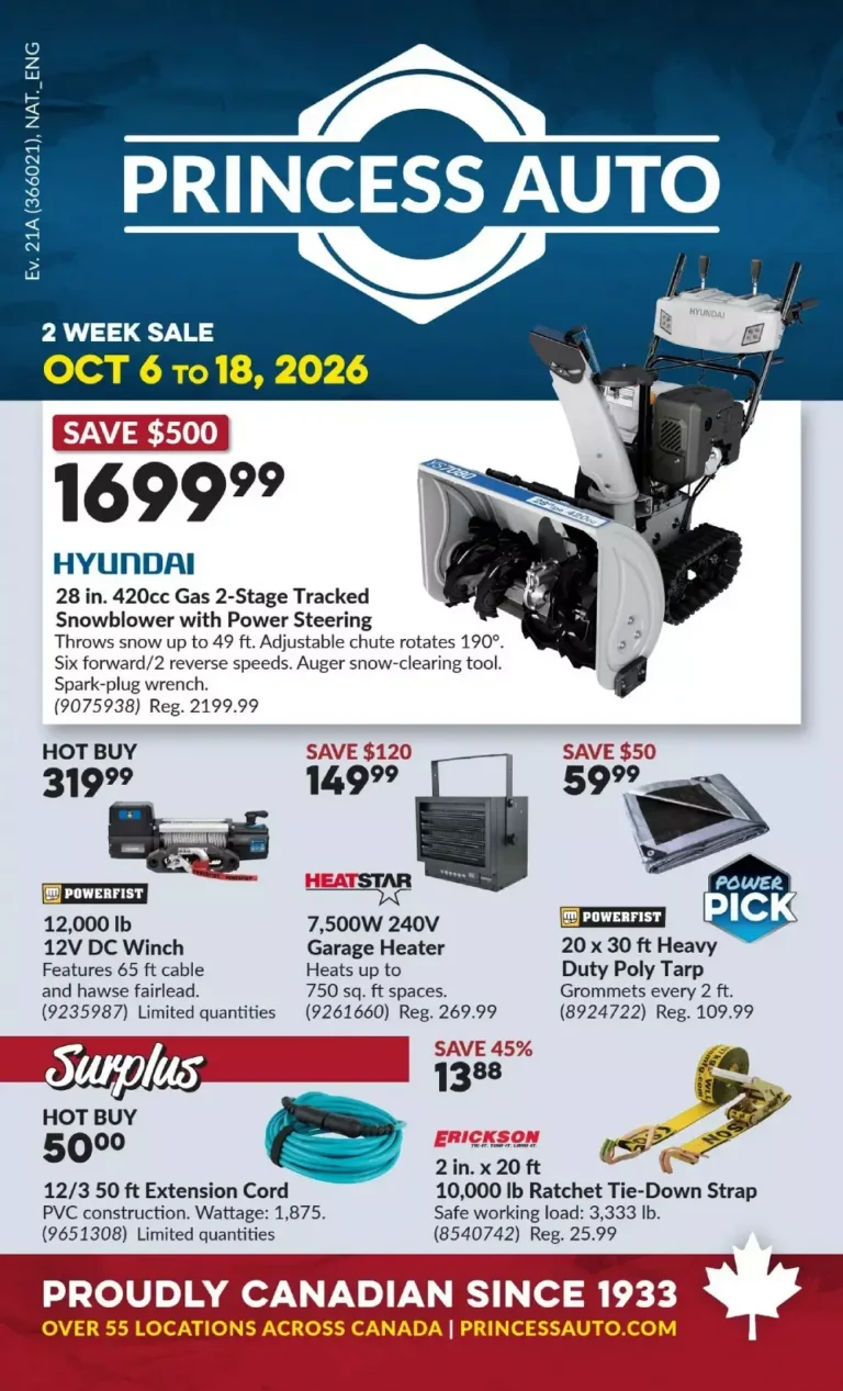 princess auto flyer week 41-42