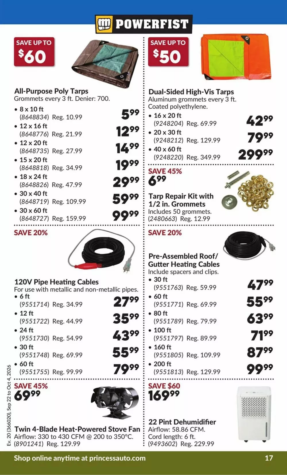 princess auto flyer sept 22 oct 4 20
