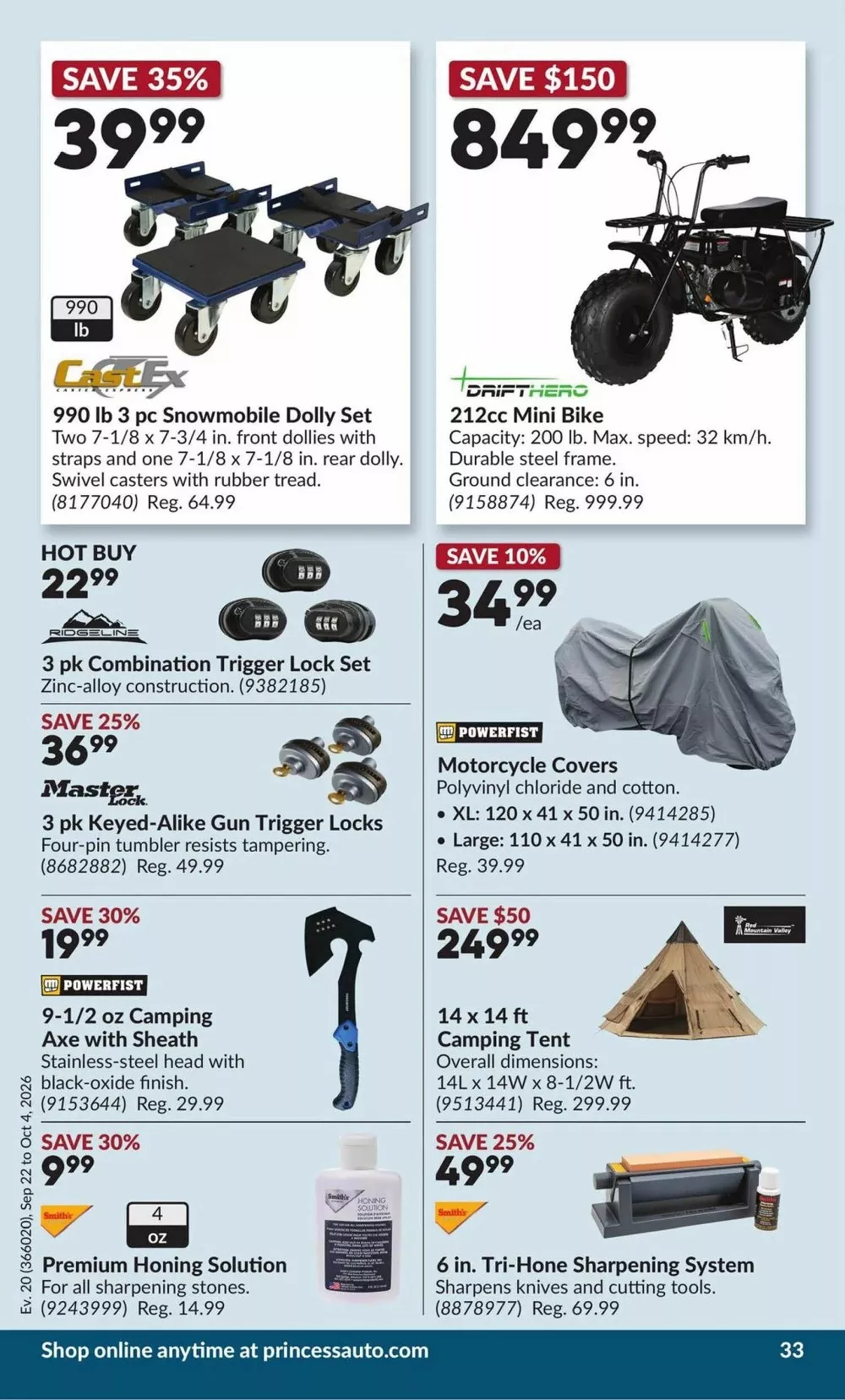 princess auto flyer sept 22 oct 4 36