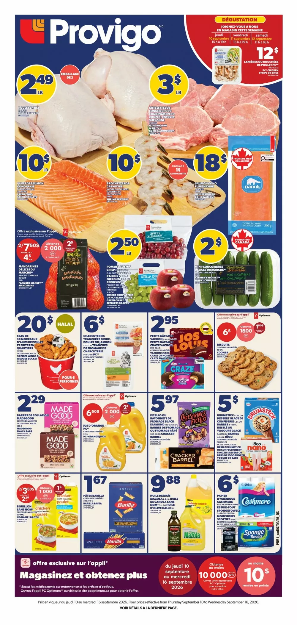 Provigo Flyer New 10 September - 16 September, 2026 1 provigo flyer wk-37, provigo circulaire semaine-37