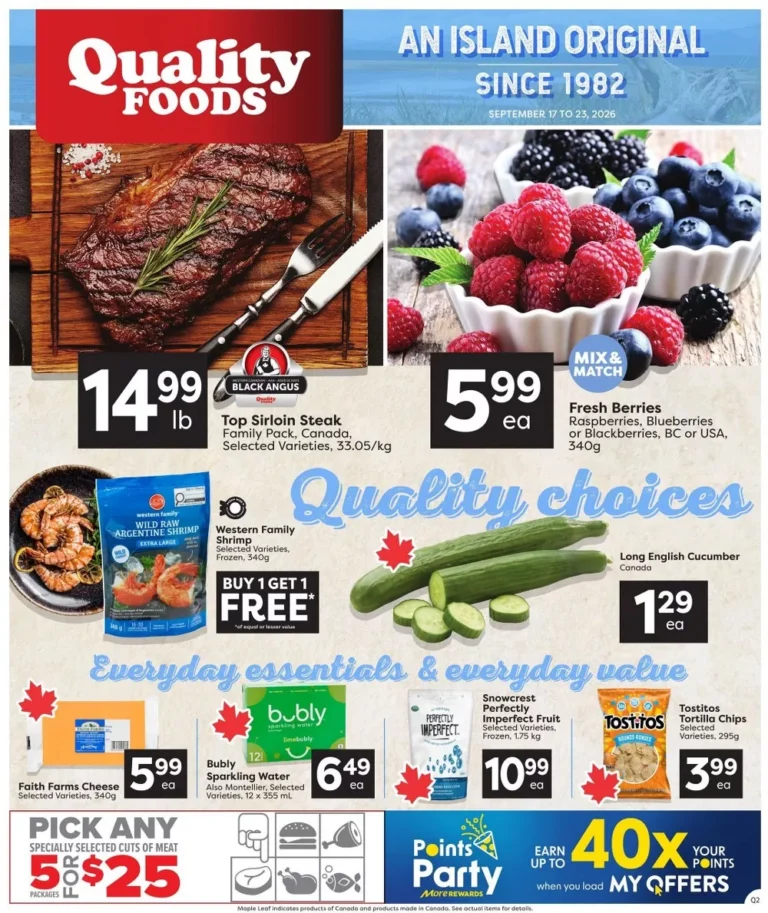 quality foods flyer week 38