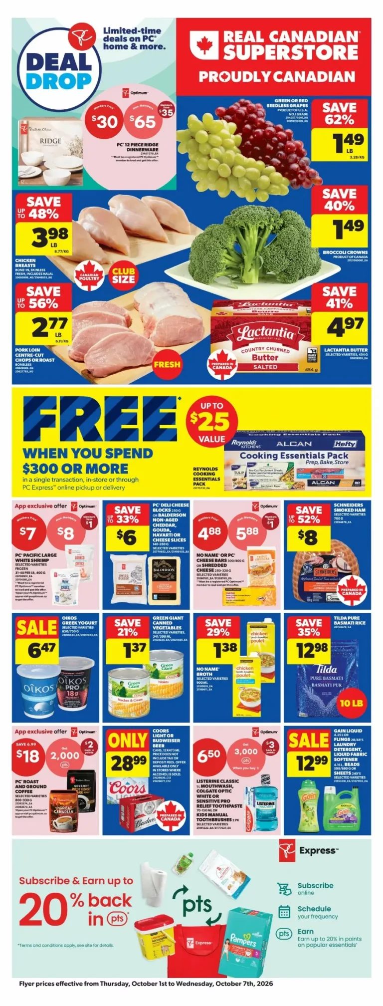 real canadian superstore flyer tomorrow week 40