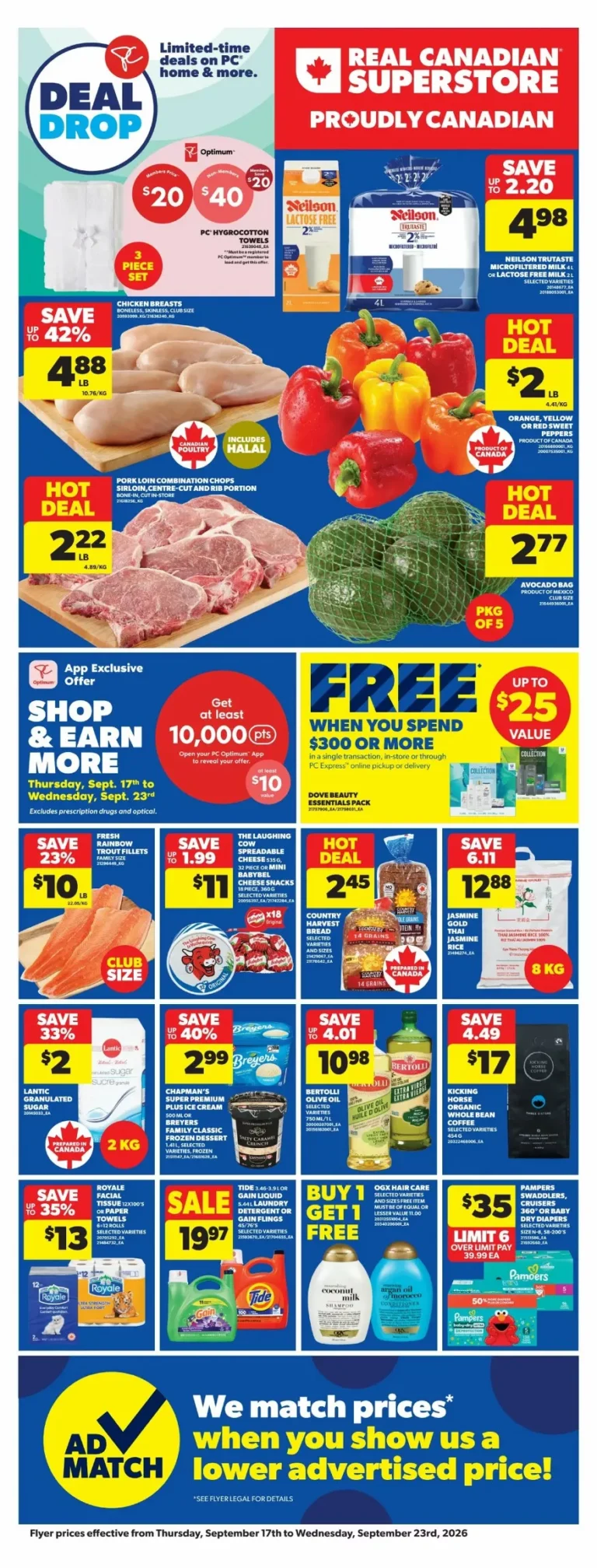 real canadian superstore flyer on week 38 next week flyer