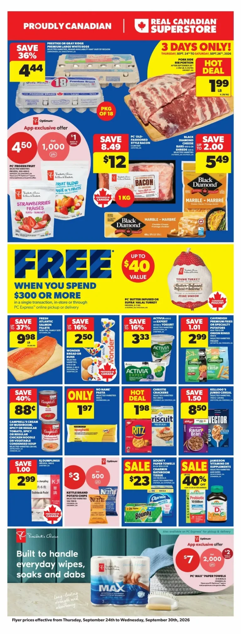 real canadian superstore flyer on week 39