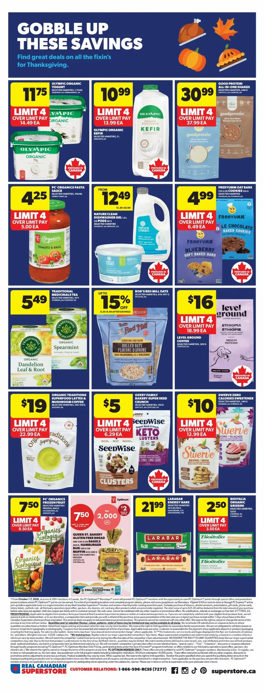 real canadian superstore flyer west october 1 7 13 675