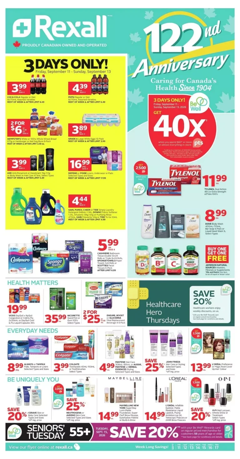 rexall flyer wk-37, upcoming flyer september 11-17