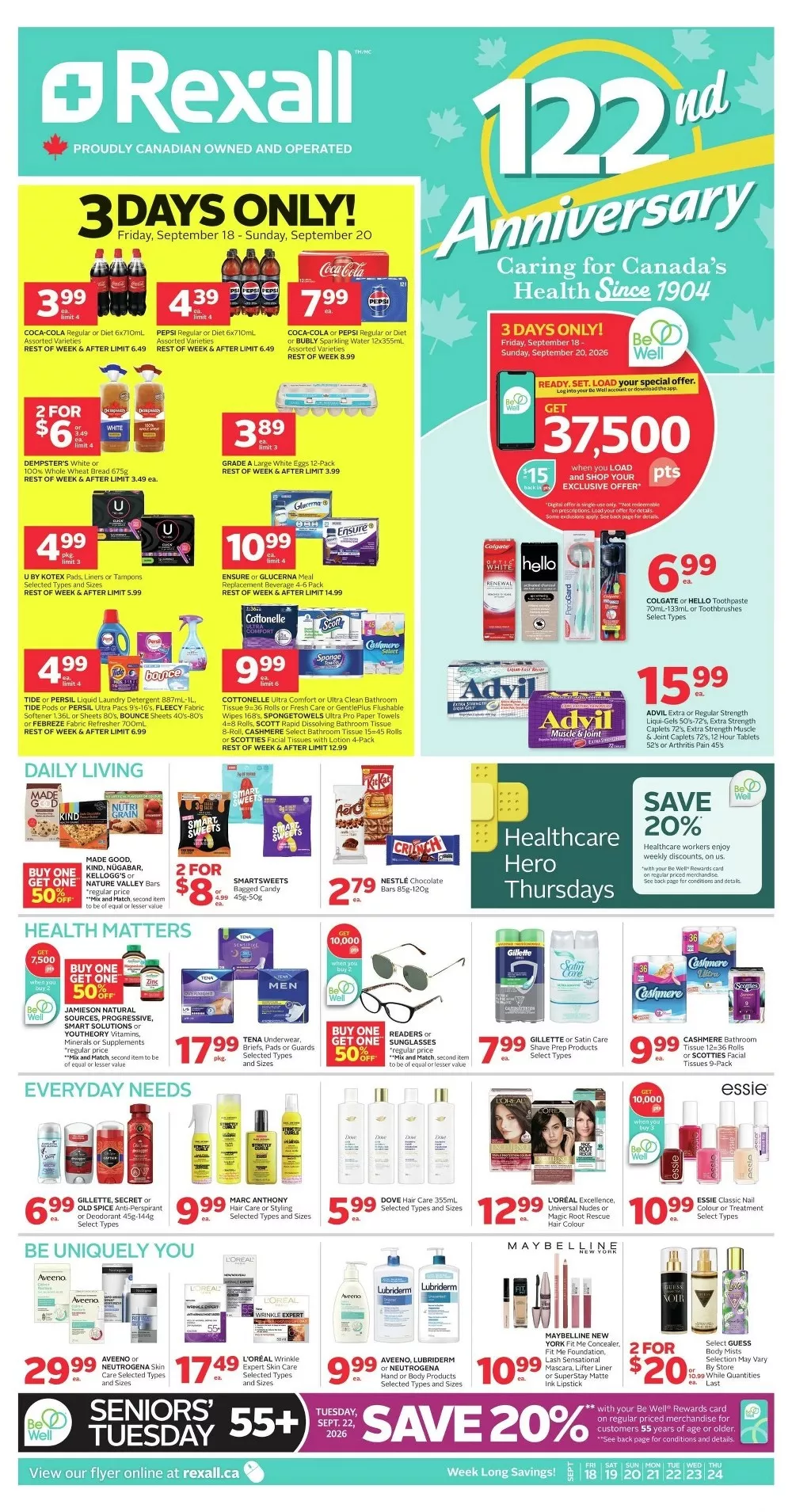Rexall Flyer Canada 18 September - 24 September, 2026 1 rexall flyer week 38