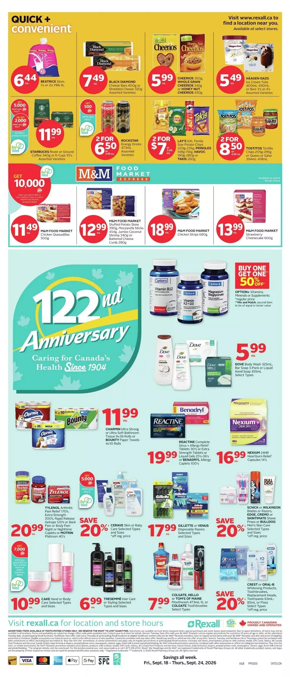 Rexall Flyer Canada 18 September - 24 September, 2026 2 rexall flyer september 18 24 2