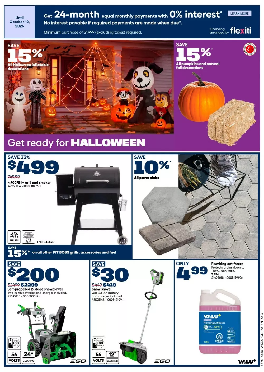 rona flyer october 1 7 2