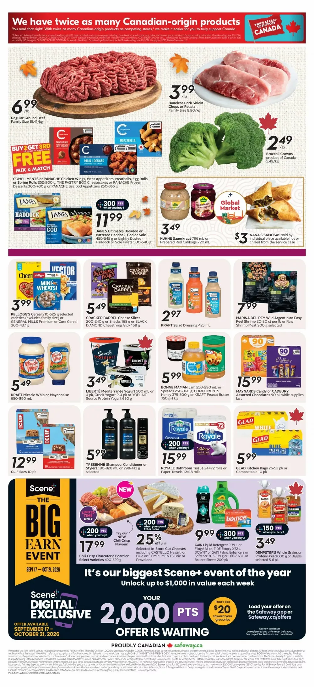 safeway flyer bc october 1 7 3 356