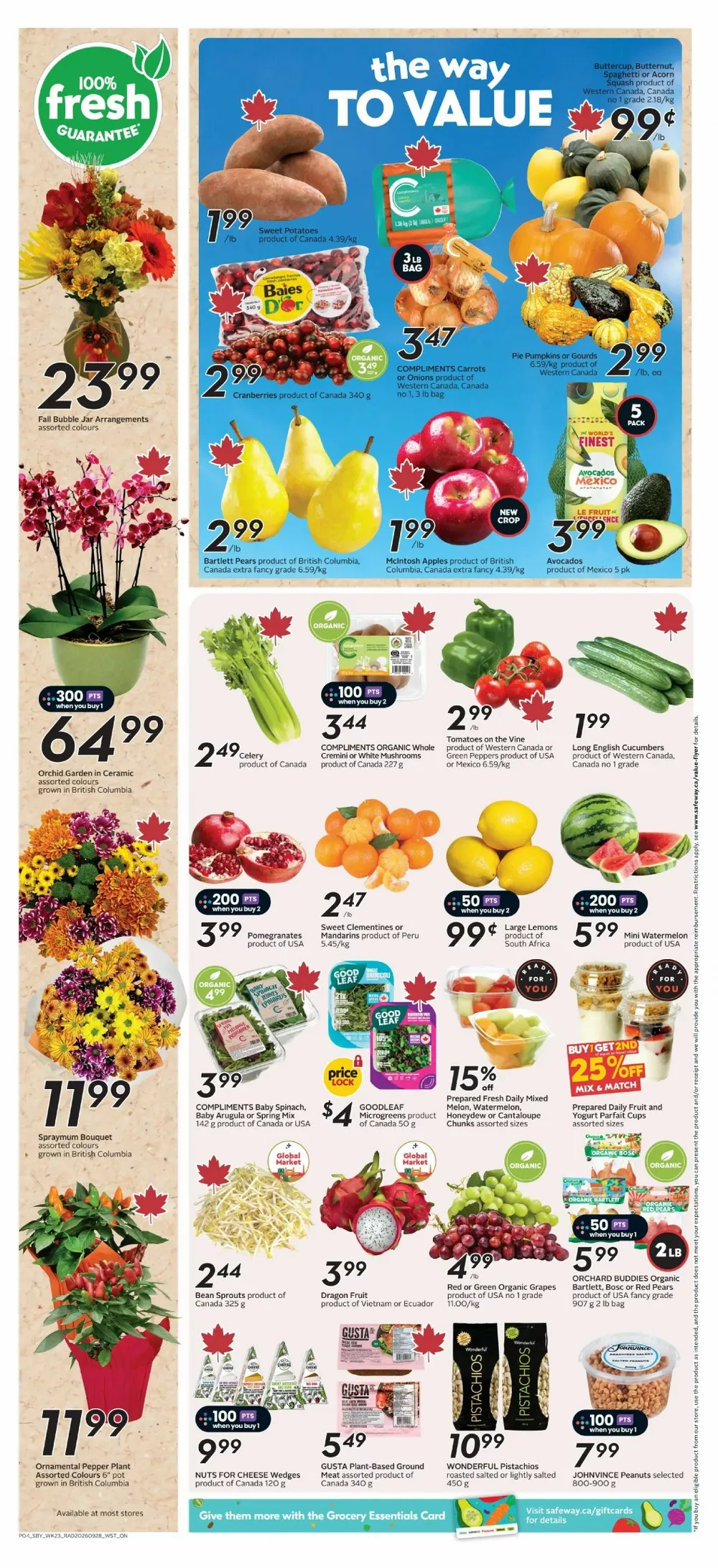 safeway flyer bc october 1 7 6 989