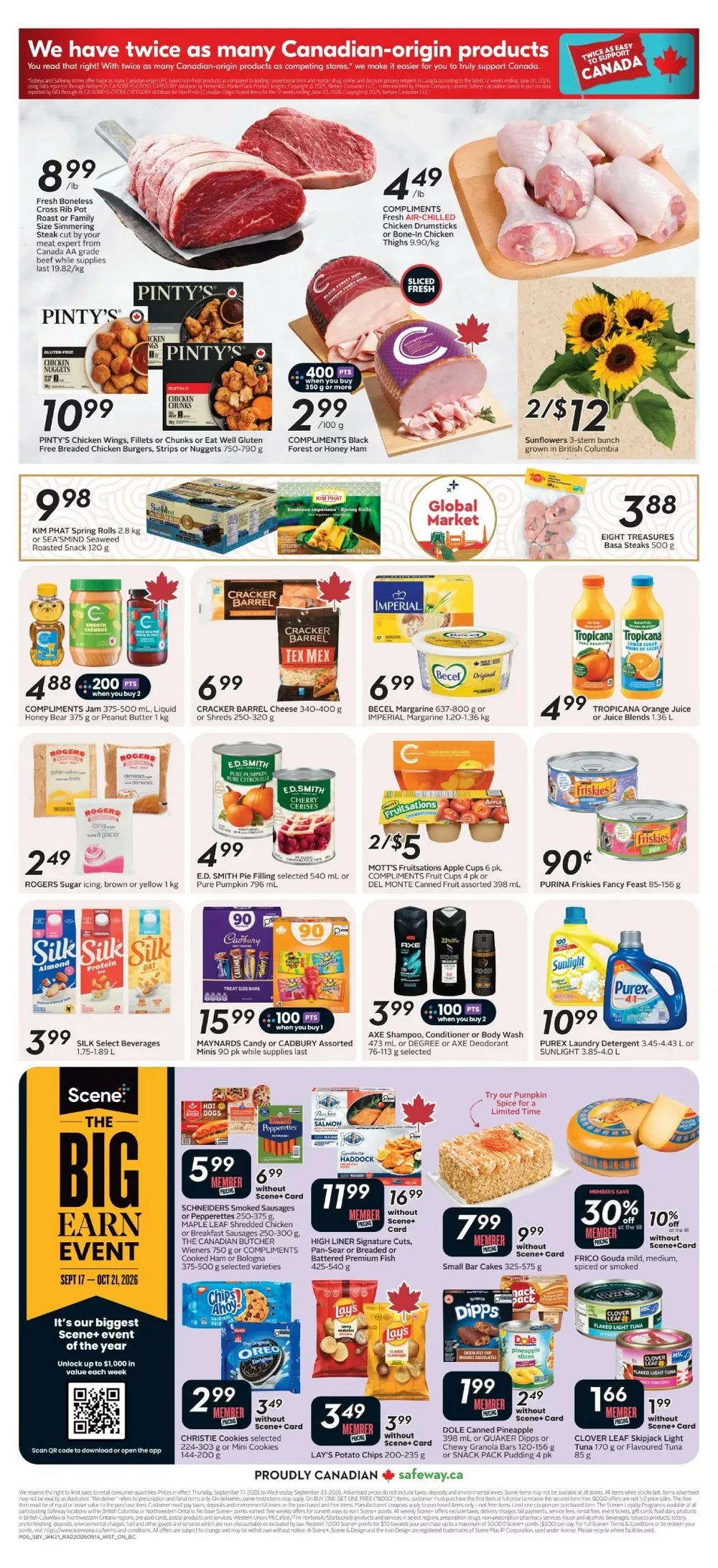 safeway flyer bc on september 17 23 3 193