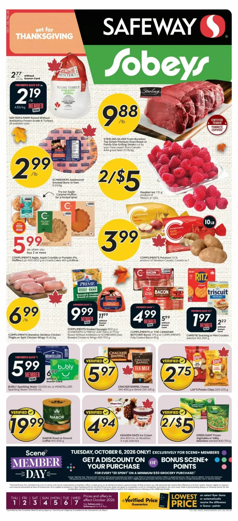 safeway sobeys flyer west week 40
