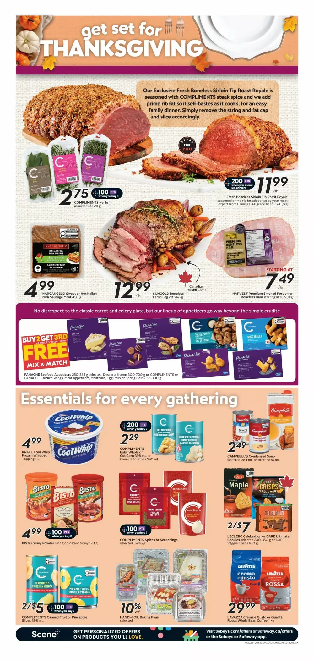 safeway sobeys flyer west october 1 7 5 270