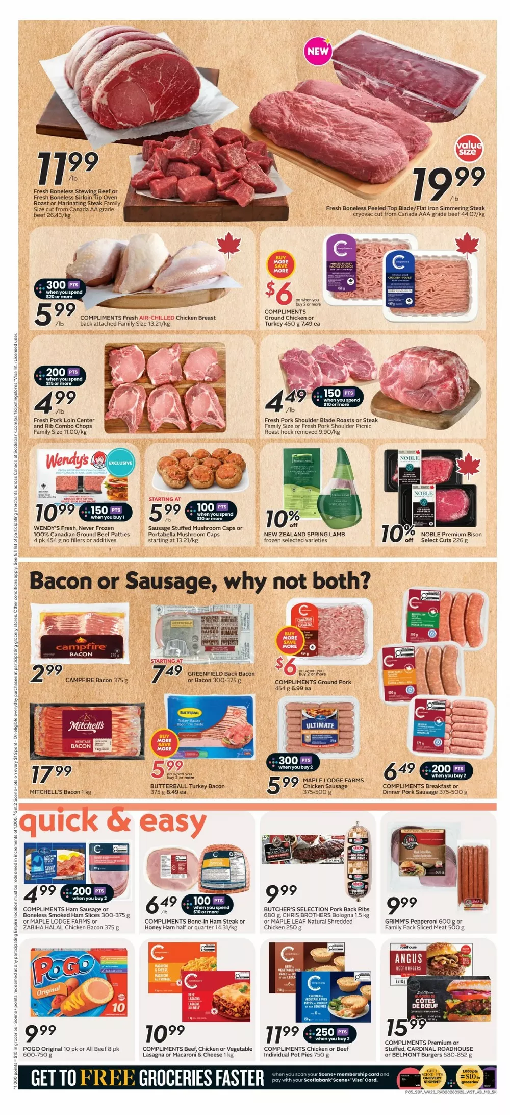 safeway sobeys flyer west october 1 7 7 887