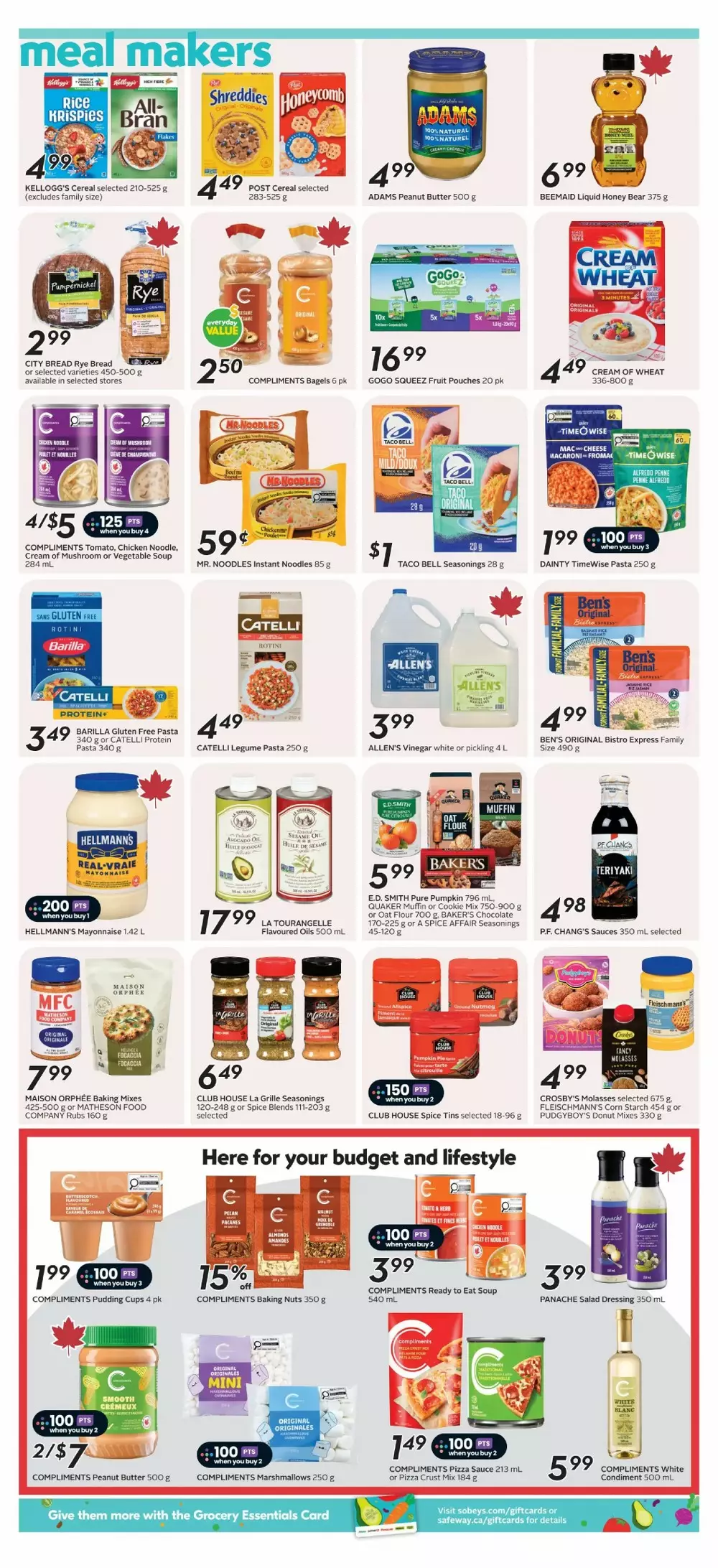 safeway sobeys flyer west october 15 21 8