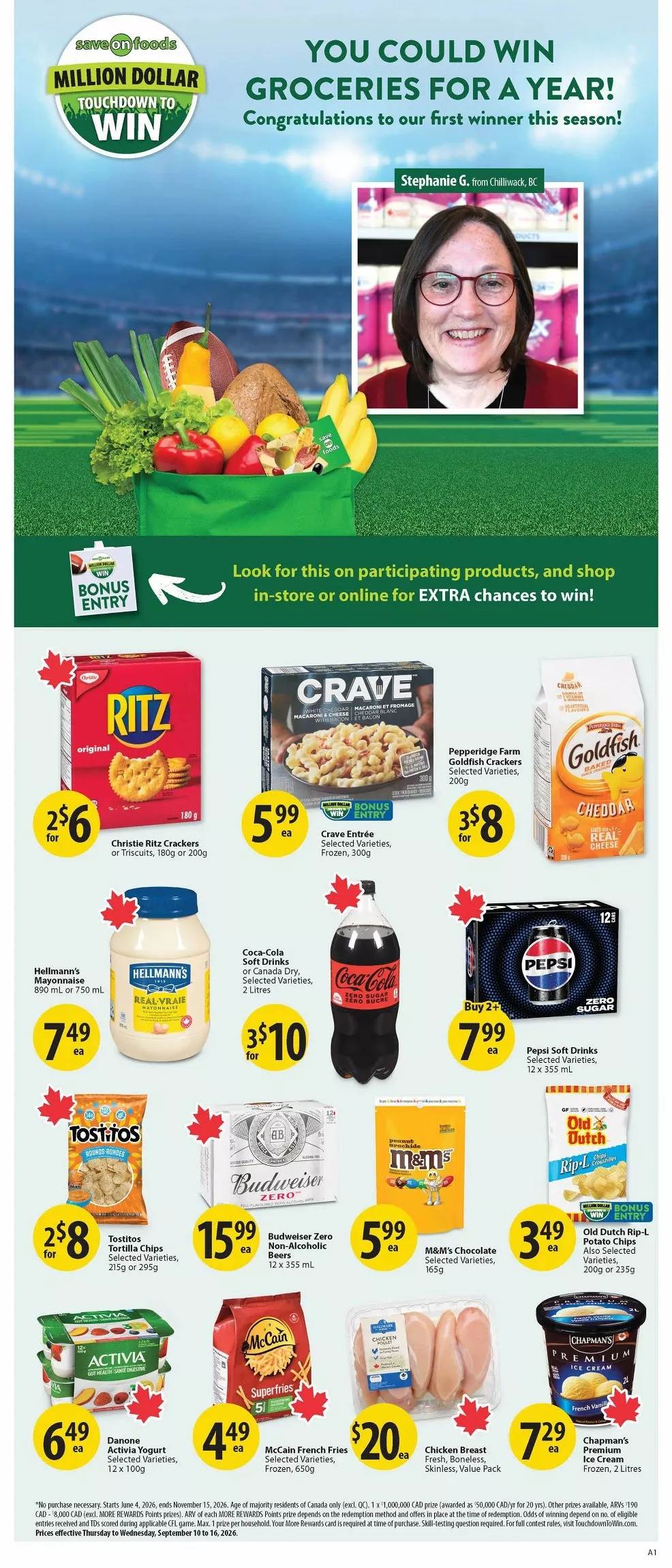 save on foods flyer september 10 16 31